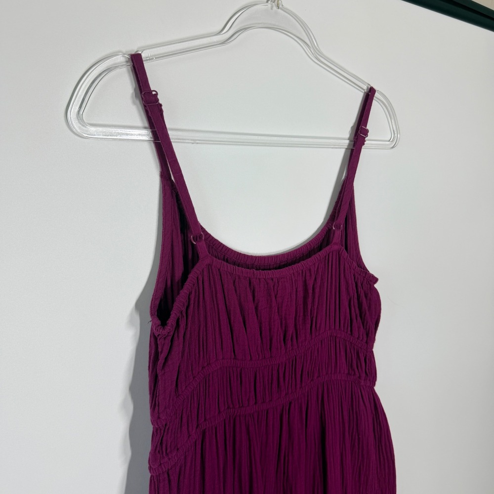 Pact Coastal Double Gauze Cami Maxi Dress Sangria Purple Medium WB1-WQC - Picture 10 of 13